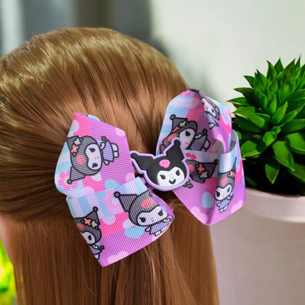 12 Moños Sanrio Dobles con Carita Hermosa $6.9 c/u