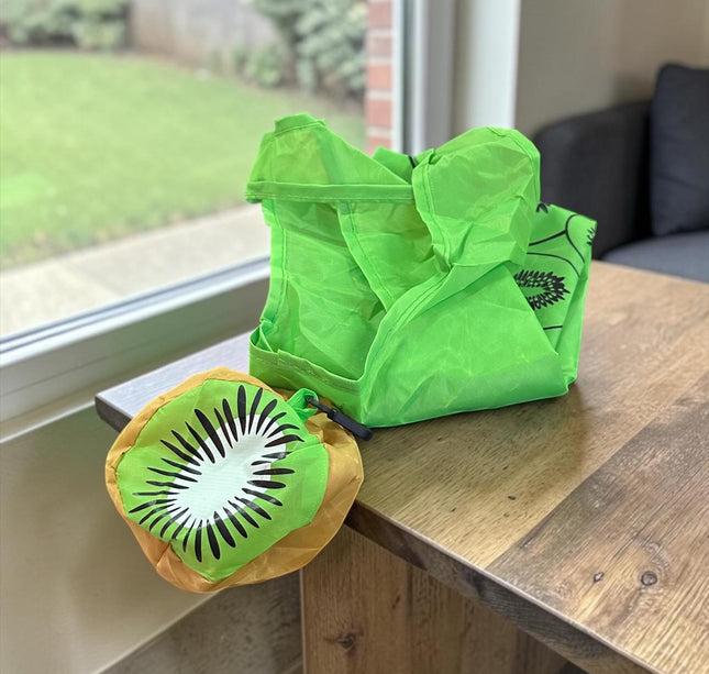 12 Bolsas con Funda Animalitos, Reulizable de Bolsillo 50cm*37cm $20 c/u