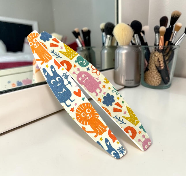 12 Dúos de Limas Estampados $8.25 c/u