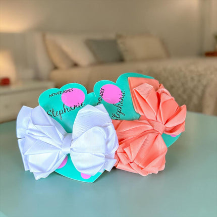 12 Sets Moños Stephanie Surtido $12 c/u