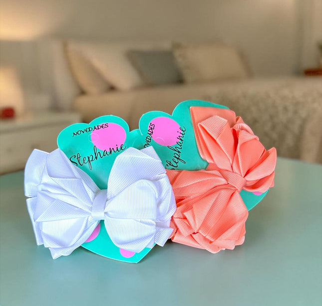 12 Sets Moños Stephanie Surtido $12 c/u