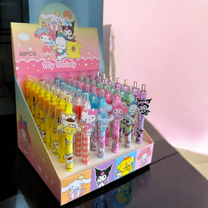 48 Lapiceros de Gel Figurita Sanrio $3.9 c/u