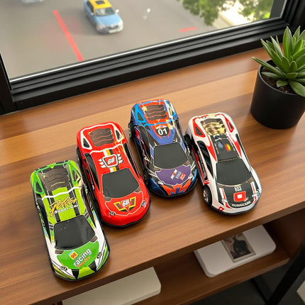 Set Juguetes 4 Carros y 3 Aviones Friccion