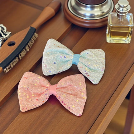 12 Moños Destellos Diamantados Colores $6.5 c/u