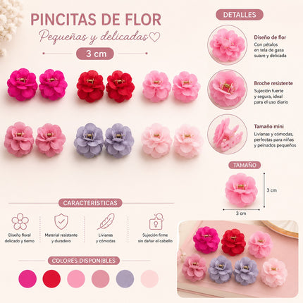 Exclusivo Tienda en linea 💥💎12 Dúos Pincitas Flores Hermosas $16.5 c/u