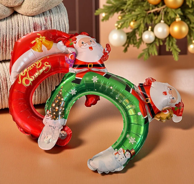 50 Globos ch Navideños "Merry Chirstmas" $1.9 c/u