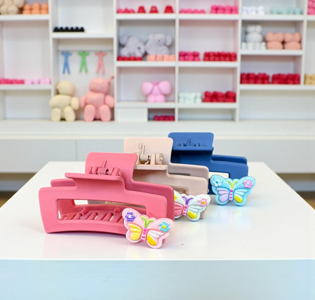 12 Pinzas Matte Mariposa  $7.7 c/u