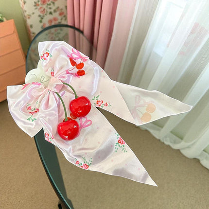 12 Moños con Cerezas Decorados $9.5 c/u
