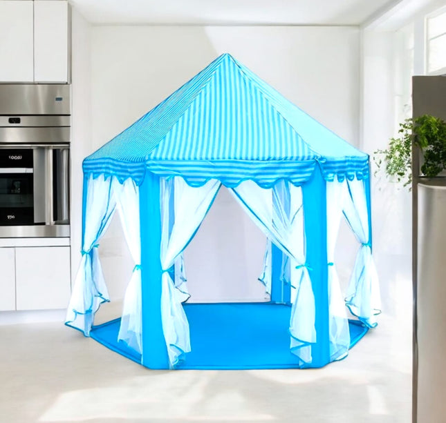 Castillos infantiles con Velo transaparente Azul y Rosa