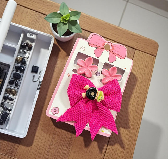 12 Sets Moñito y Pincitas "Tralalero" $6.5 c/u