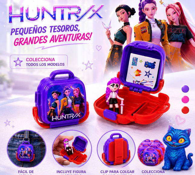 24 Mochilitas Guerreras K-Pop con Llavero sorpresa y Stickers $13.5 c/u