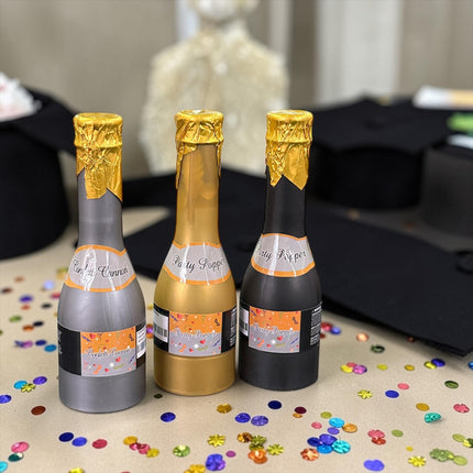 3 Mini Champange Reventadora de Confetti $33 c/u