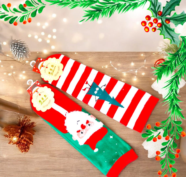 12 Calcetines Navideños $9.8 c/u