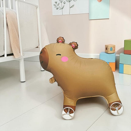 3 Globo/Carrito de Animalitos Hermosos (con Ruedas Incluidas) $35 c/u