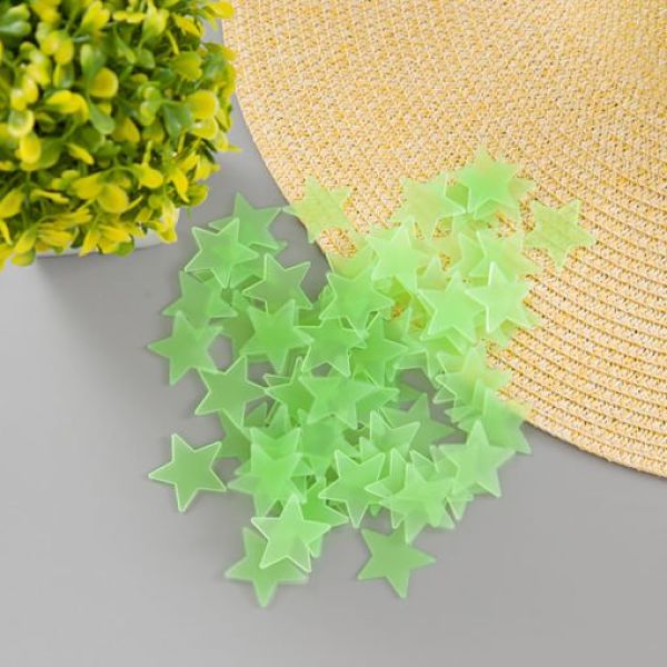 12 Stickers Fluorescentes Para Decorar $5.20 c/u