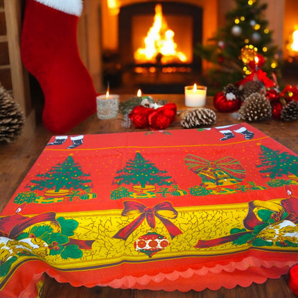 Mantel de Tela para Mesa Navideño 240 cm x 140cm