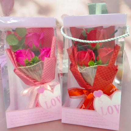 3 Caja de Ramo de Rosas San Valentín $99 c/u