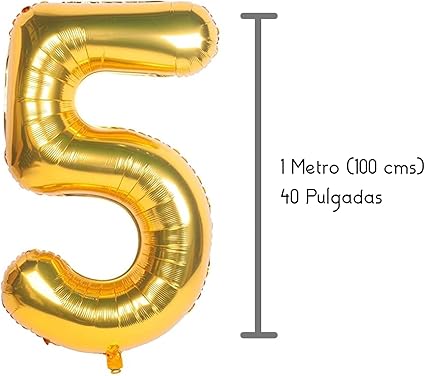 50 Globos numeros Gde $8.9 c/u