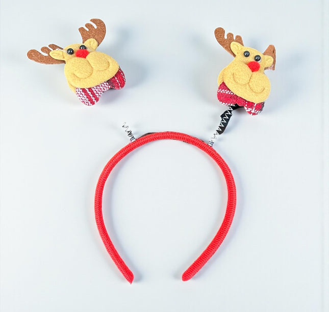 12 Diademas Navideñas con FIguras Movibles $15.63 c/u