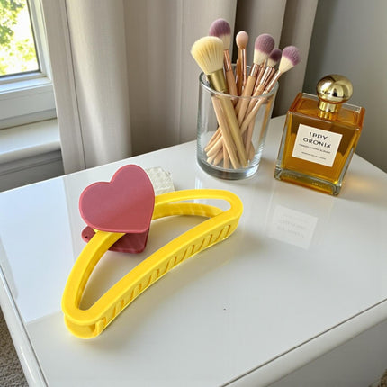 12 Pinzas Grandes Cristalinas con Figuras Colores $10.5 c/u