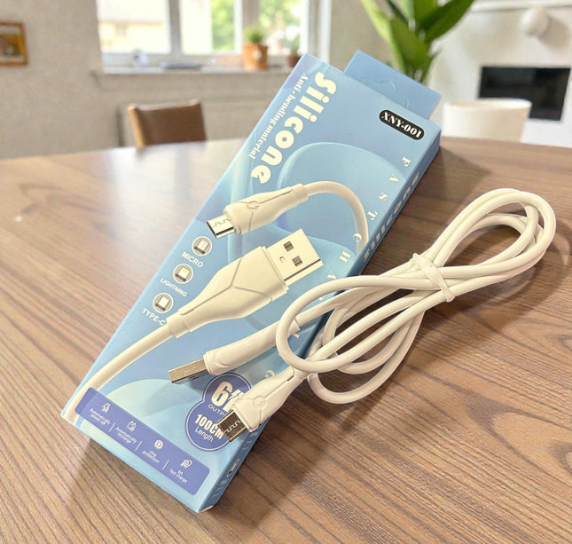 6 Cable USB C cargador  Diefrentes Colores $19 c/u