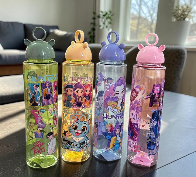 2 Botella Guerreras K.Pop para Agua Rosca de Osito $54 c/u