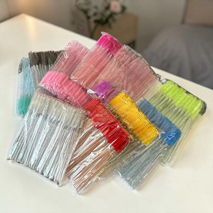 10 Sets de 50 Brochas Spooly Desechables $18 c/set