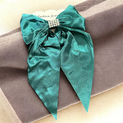 12 Moños Coquette con Pedreria Satin $7.9 c/u