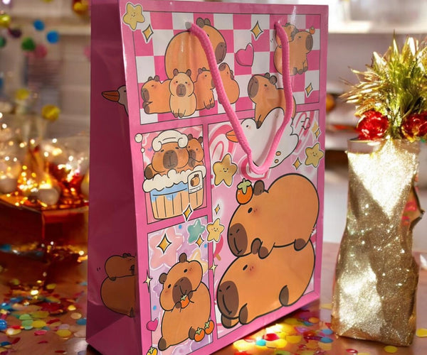 12 Bolsas de Regalo Capibaras $6.5 c/u
