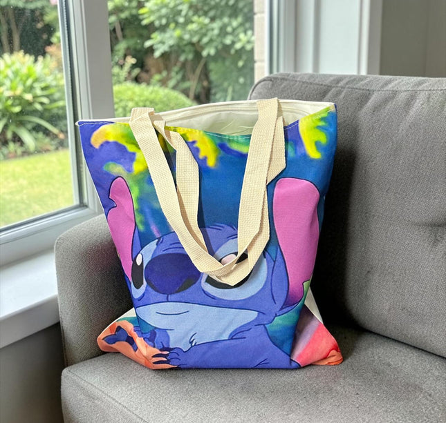 3 Bolsa Sticht Tipo Tote Estampada 37cm*32cm $59 c/u