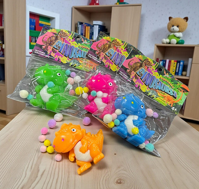 20 Squishies Dinosurios con Bolitas $16 c/u