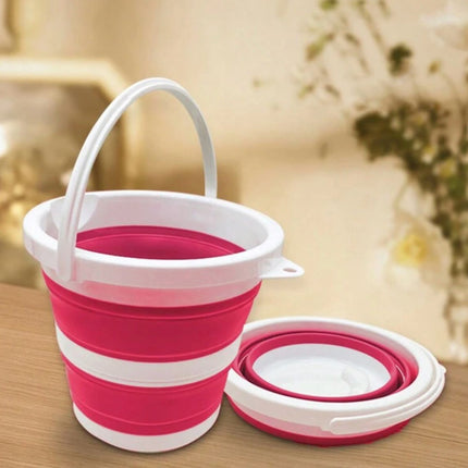 Cubeta/Balde Expandible de Plastico con Agarradera