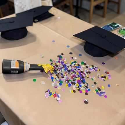 3 Mini Champange Reventadora de Confetti $33 c/u