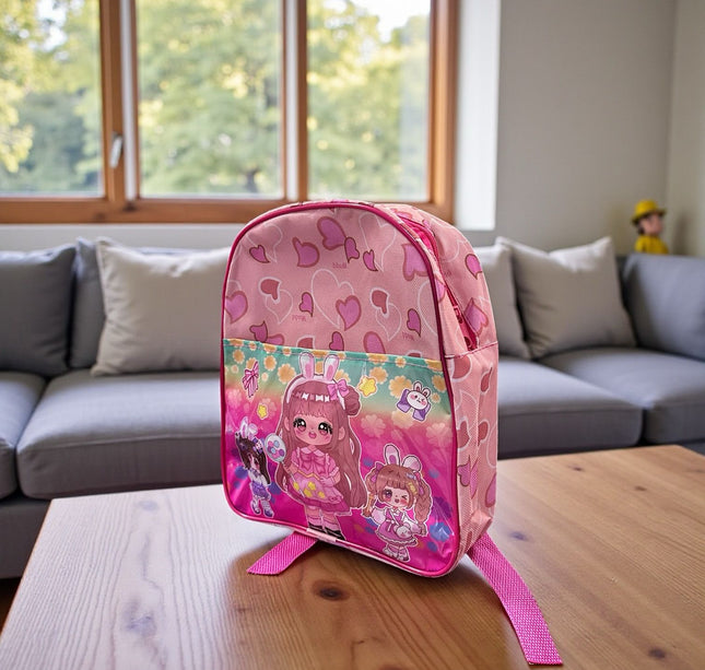 Mochila Infantil Estampada con Bolsa enfrente Niño/Niña 26cm*22cm*8cm