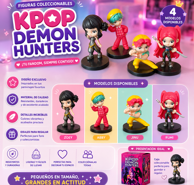 6 Guerreras K-Pop Sorpresa Individual $32 c/u