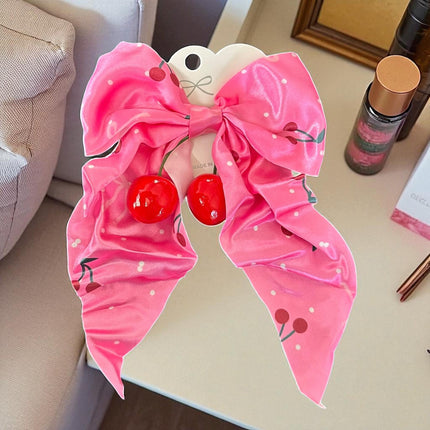 12 Moños con Cerezas Decorados $9.5 c/u