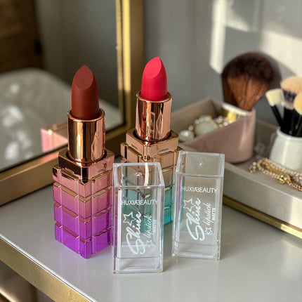 12 Labiales Matte "Shine" Huxia $11 c/u