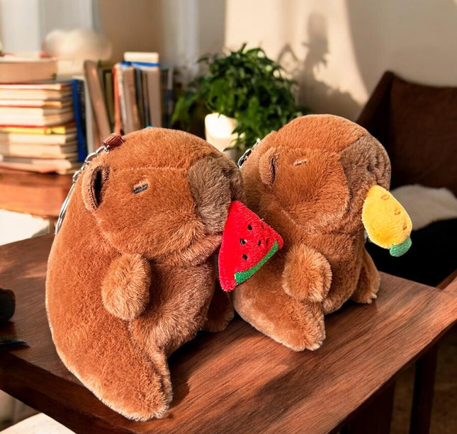 12 Llaveros Capibara con Accesorios $49 c/u