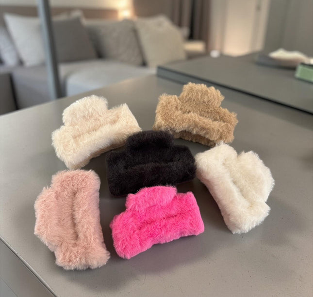 12 Pinzas Peluche Lindas para Cabello $11 c/u