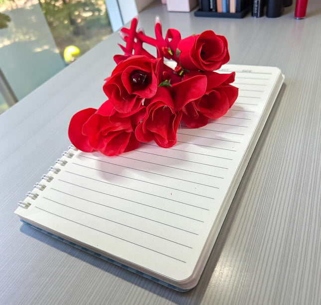 12 Lapiceros San Valentin Rosa con Luz $10.8 c/u