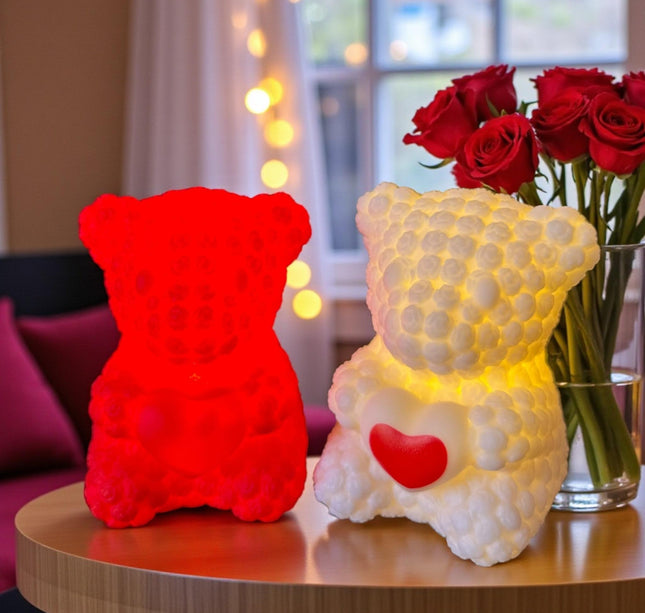 12 Ositos Linternas Rojos/Blancos $16.5 c/u