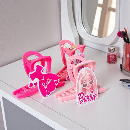 12 Pinzas Barbie Para Cabello $7.80 c/u