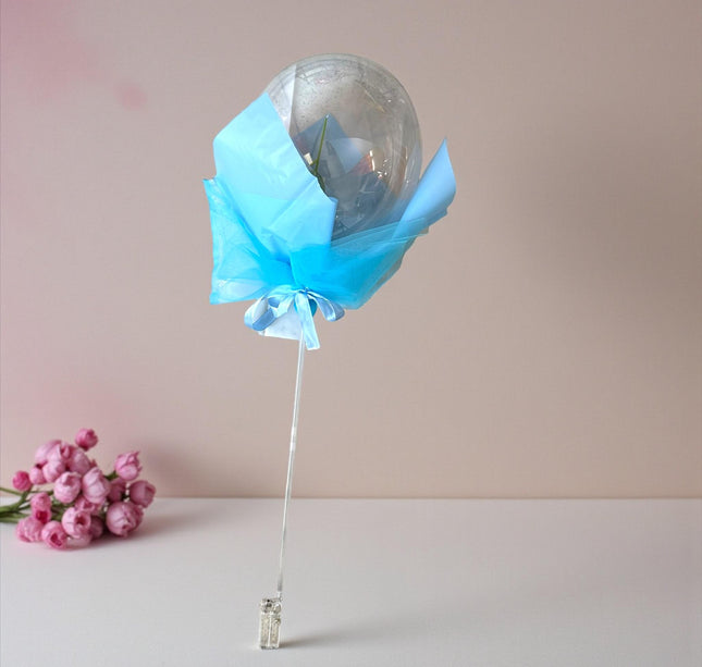 Globo Burbuja con Rosa y Luz