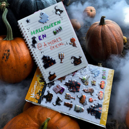 12 STICKERS 3D HALLOWEEN $6.75 C/U