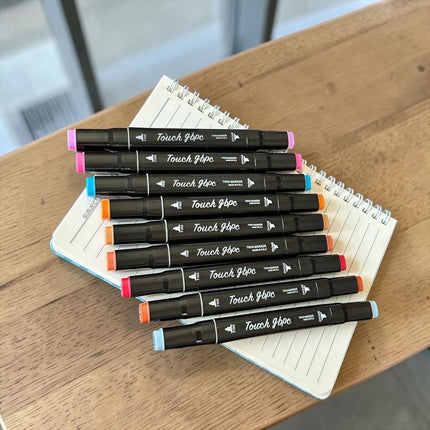 Estuche "Tralalero" de 36 Plumones Doble Punta