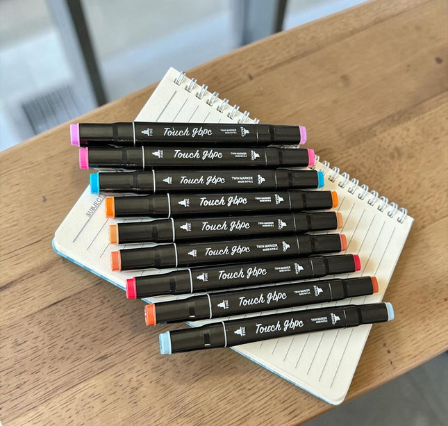 Estuche "Tralalero" de 36 Plumones Doble Punta