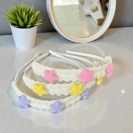 OFERTA!!! 12 Diademas Decoradas Perlas (Modelo Variado) de $9.75 A SOLO $7.42 C/U