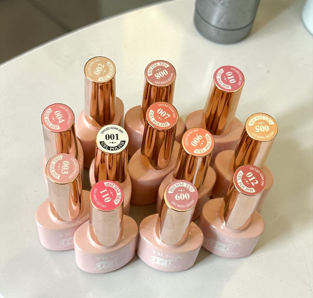 12 Esmalte Gel Polish para Lampara $15. c/u