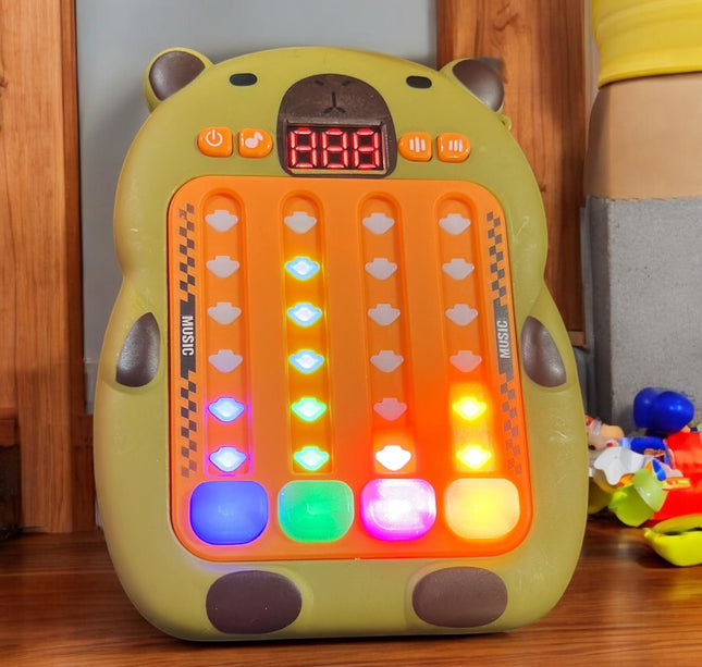 Capibara Pop It con Luz y Sonido