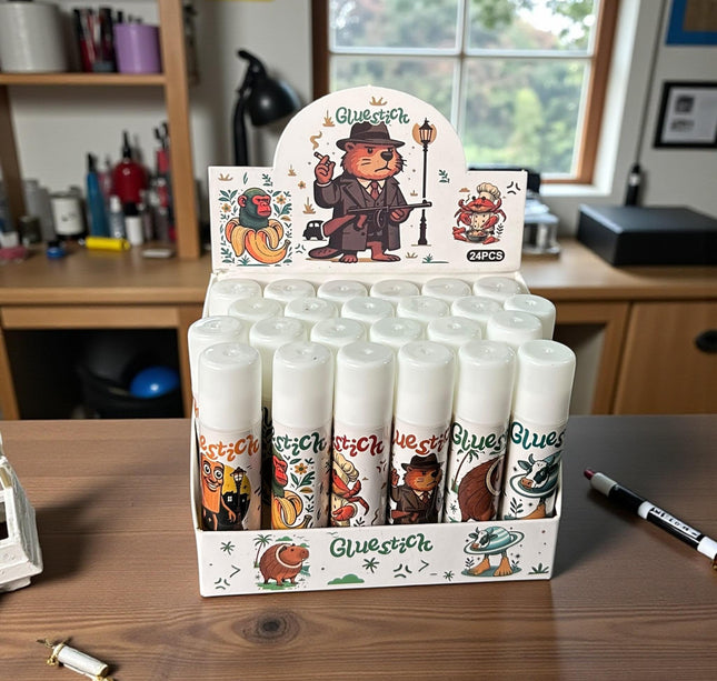 24 Pegamentos en Barra "GlueStick" $4.5 c/u